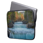 Niedernach Power Station Waterfall Laptop Sleeve (Voorkant Links)