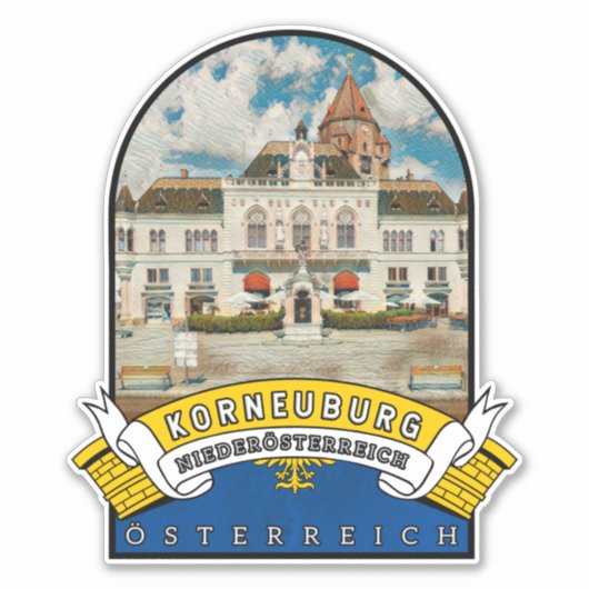 Niederösterreich Korneuburg Österreich Auto Sticker (Voorkant)