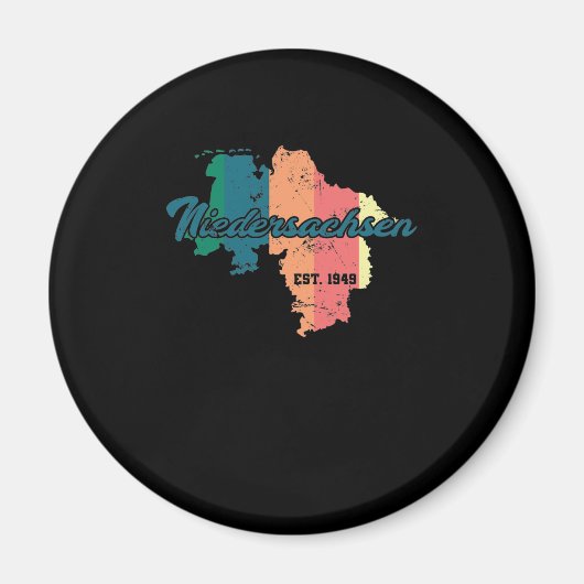 Niedersachsen Bundesland Deutschland Magneet (Voorkant)