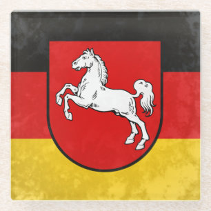 Niedersachsen Glazen Onderzetter