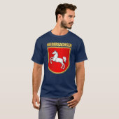 Niedersachsen (Nedersaksen) COA T-shirt (Voorkant volledig)