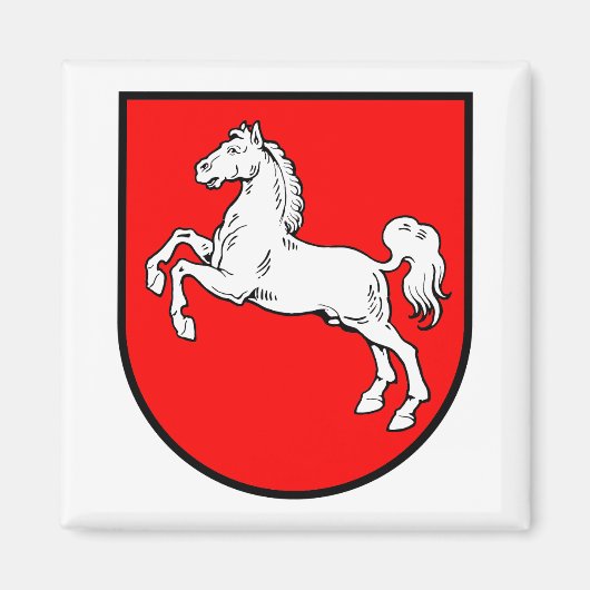 Niedersachsen Wappen Magneet (Voorkant)