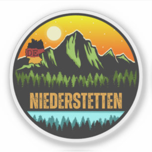 Niederstetten, Baden-Württemberg Duitsland Sticker