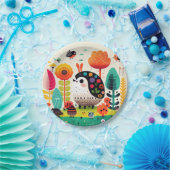 Niedliche Dynamische Monster und verspielte Wesen Papieren Bordje (Feest)