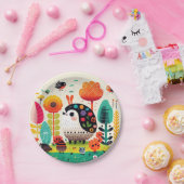 Niedliche Dynamische Monster und verspielte Wesen Papieren Bordje (Feest)