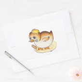 Niedliche Gebackene Ente Sticker  (Envelop)