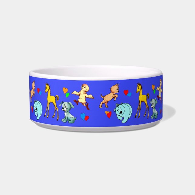 Niedliche Tierbabys Voerbakje (Voorkant)