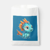 Niedlicher Alien-Drache, türkis - Bedankzakje (Voorkant)