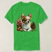Niedlicher Chihuahua im realistischen Zeichenstil T-shirt (Design voorkant)