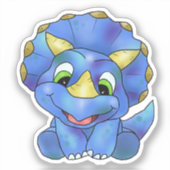 niedlicher Dino Sticker (Voorkant)