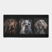 Niedlicher Haustier Hund 3 Foto kundenspezifisch Bureaumat (Voorkant)