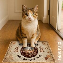 Niedlicher Igel mit Charme Humor für Tierfreunde Deurmat