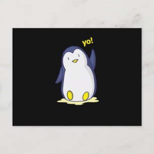 niedlicher Pinguin Briefkaart