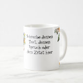 niedlicher Vogel Strauß 7 Koffiemok (Voorkant rechts)