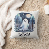 Niedliches Gespenst Geist im Wald Halloween Kussen (Deken)