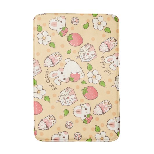 niedliches Hasendesign Badmat (Voorkant Verticaal)