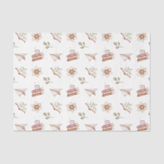 Niedliches Seidenpapier für Buchliebhaber Tissuepapier