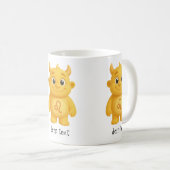 niedliches Sternzeichen Monster Löwe Koffiemok (Voorkant rechts)