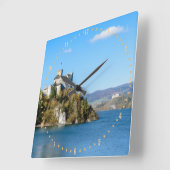 Niedzica Castle Vierkante Klok (Hoek)