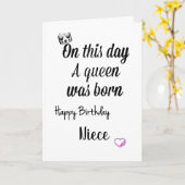 **NIEKENLAND** EEN SPECIALE NIECE EN SPECIALE TWEE KAART (Gele Bloem)