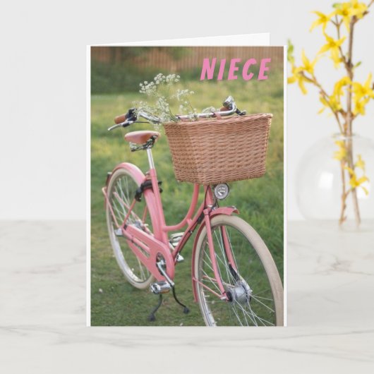 **NIEKENLAND** SPECIALE NIECE EN SPECIALE BIRTHDAA KAART (Gele Bloem)