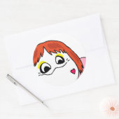 nieko wuree stiikcers ronde sticker (Envelop)