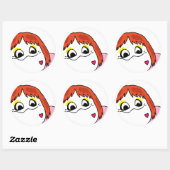nieko wuree stiikcers ronde sticker (Vel)