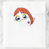 nieko wuree stiikcers ronde sticker (Tas)