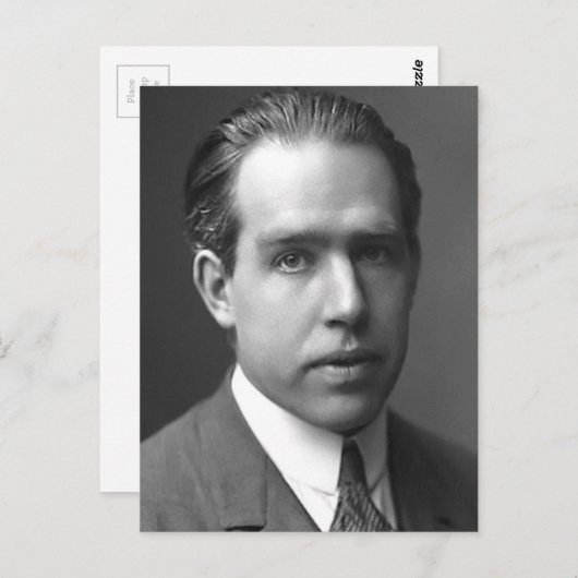 niels bohr briefkaart (Voorkant / Achterkant)