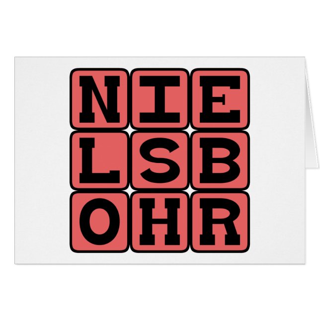 Niels Bohr, Deens natuurkundige (Voorkant Horizontaal)