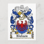 Nielsen Family Crest Briefkaart (Voorkant)