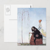 Nielsen in poeder en crinoline briefkaart (Voorkant / Achterkant)