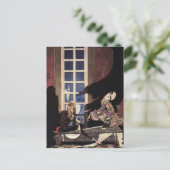 Nielsen in poeder en crinoline briefkaart (Staand voorkant)