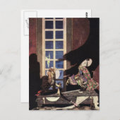 Nielsen in poeder en crinoline briefkaart (Voorkant / Achterkant)