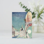 Nielsen in poeder en crinoline briefkaart (Staand voorkant)