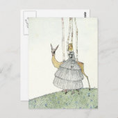 Nielsen in poeder en crinoline briefkaart (Voorkant / Achterkant)