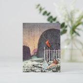 Nielsen in poeder en crinoline briefkaart (Staand voorkant)