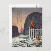 Nielsen in poeder en crinoline briefkaart (Voorkant / Achterkant)