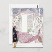 Nielsen in poeder en crinoline briefkaart (Voorkant / Achterkant)