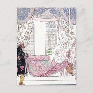 Nielsen in poeder en crinoline briefkaart