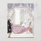 Nielsen in poeder en crinoline briefkaart (Voorkant)