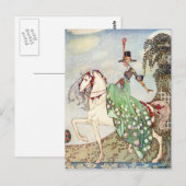 Nielsen in poeder en crinoline briefkaart (Voorkant / Achterkant)