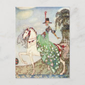 Nielsen in poeder en crinoline briefkaart (Voorkant)