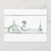 Nielsen in poeder en crinoline briefkaart (Voorkant)