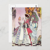 Nielsen in poeder en crinoline briefkaart (Voorkant / Achterkant)