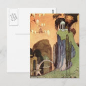 Nielsen in poeder en crinoline briefkaart (Voorkant / Achterkant)