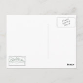 Nielsen in poeder en crinoline briefkaart (Achterkant)