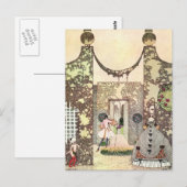 Nielsen in poeder en crinoline briefkaart (Voorkant / Achterkant)