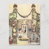 Nielsen in poeder en crinoline briefkaart (Voorkant)