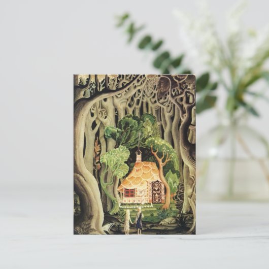 Nielsen's Briefkaarten Hansel en Gretel (Staand voorkant)